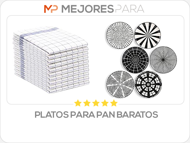 platos para pan baratos