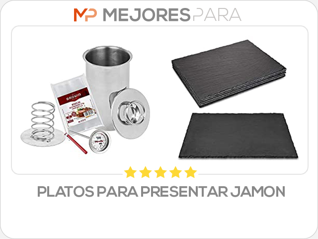 platos para presentar jamon