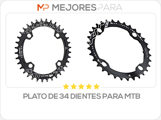 plato de 34 dientes para mtb