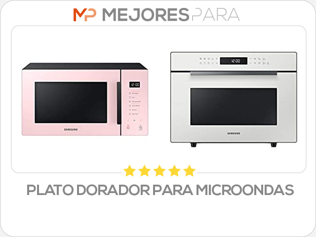 plato dorador para microondas