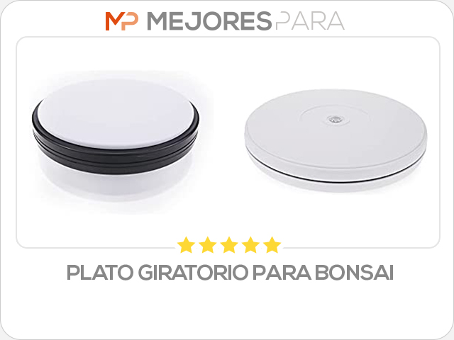 plato giratorio para bonsai