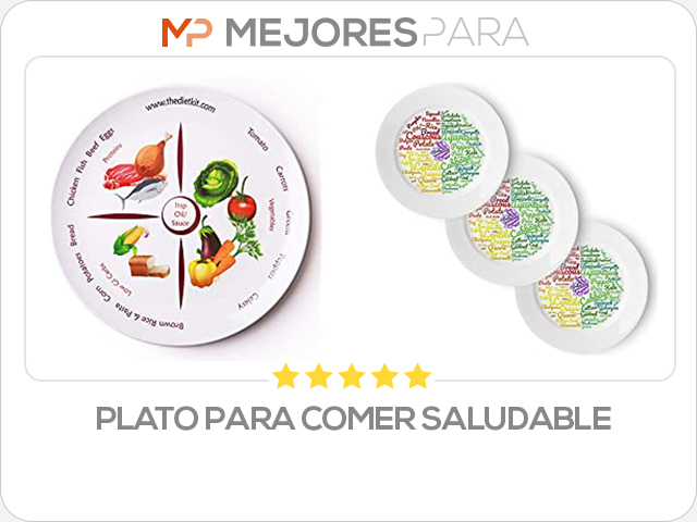 plato para comer saludable