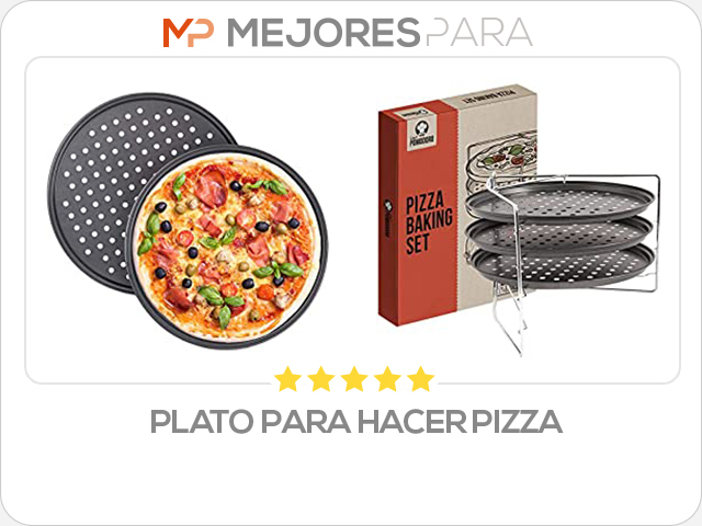 plato para hacer pizza