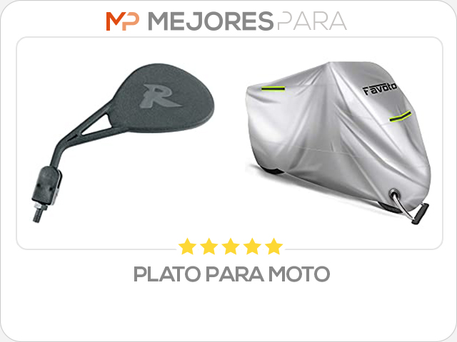 plato para moto