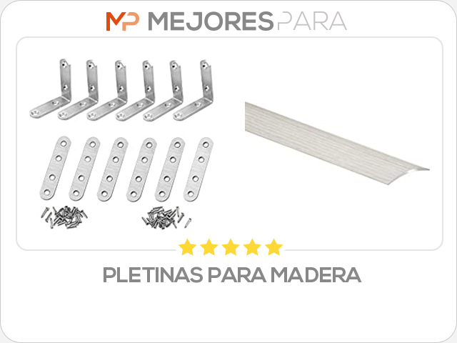 pletinas para madera