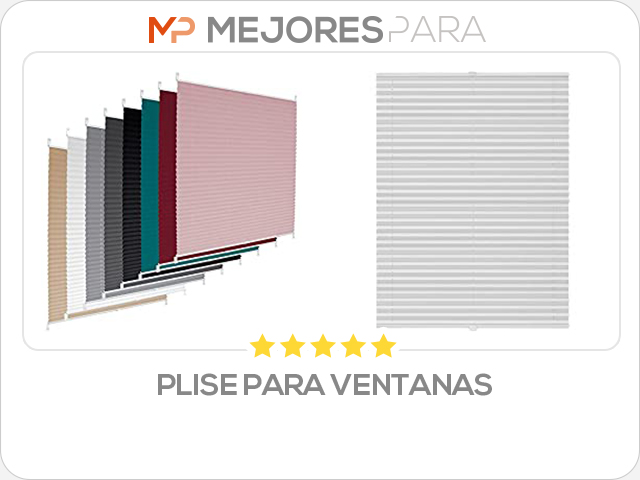 plise para ventanas