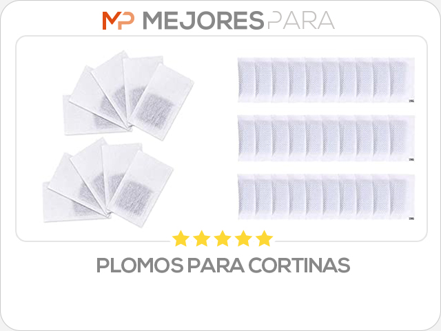 plomos para cortinas