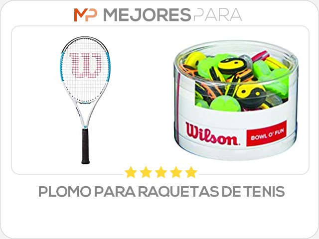 plomo para raquetas de tenis