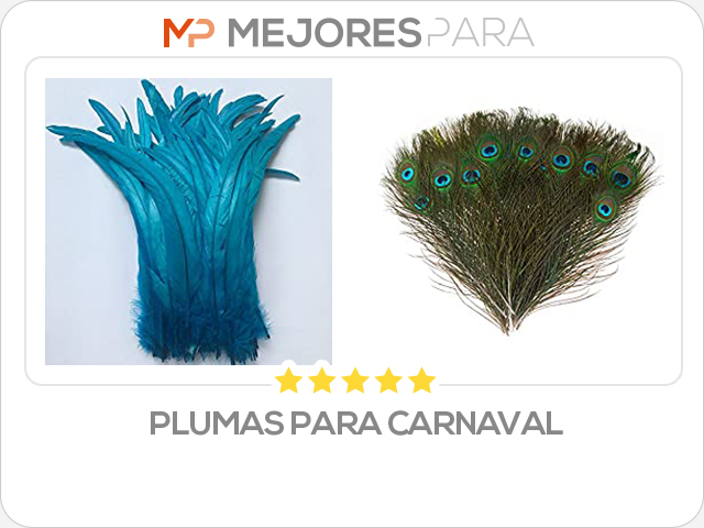 plumas para carnaval