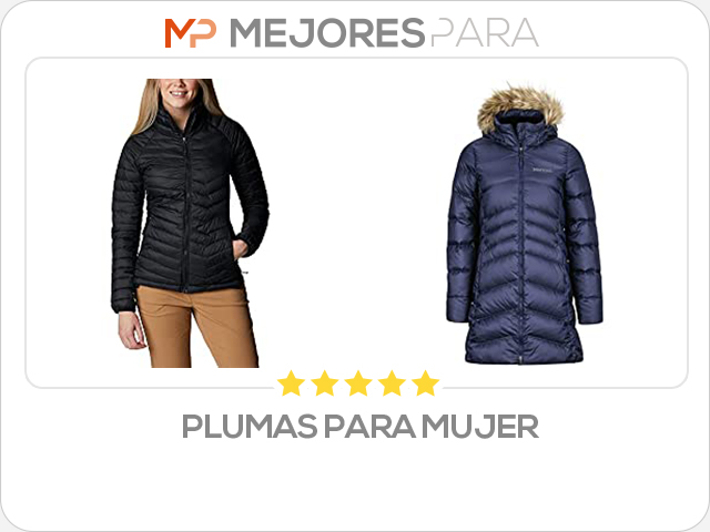 plumas para mujer