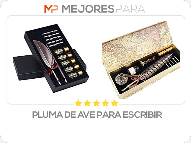 pluma de ave para escribir