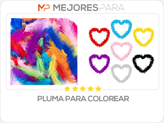 pluma para colorear