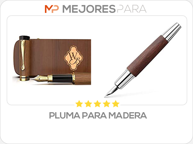 pluma para madera