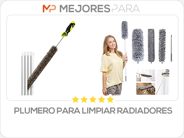 plumero para limpiar radiadores