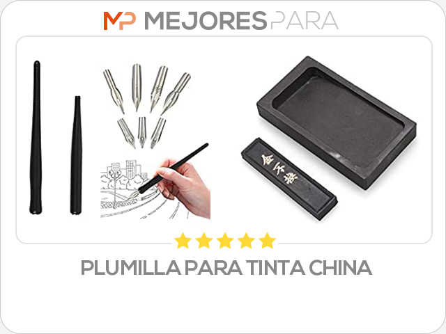 plumilla para tinta china