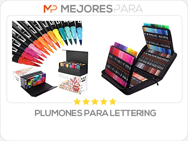 plumones para lettering