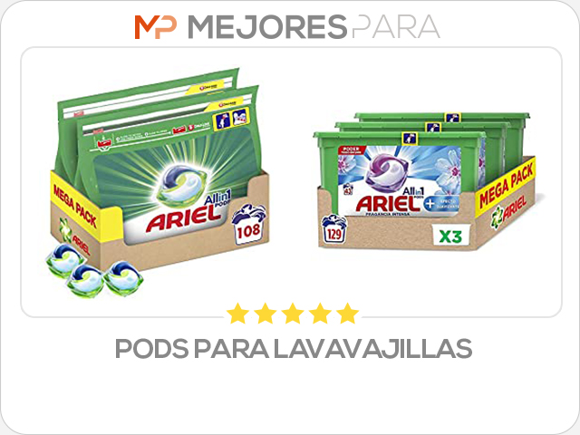 pods para lavavajillas