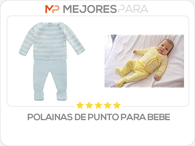 polainas de punto para bebe