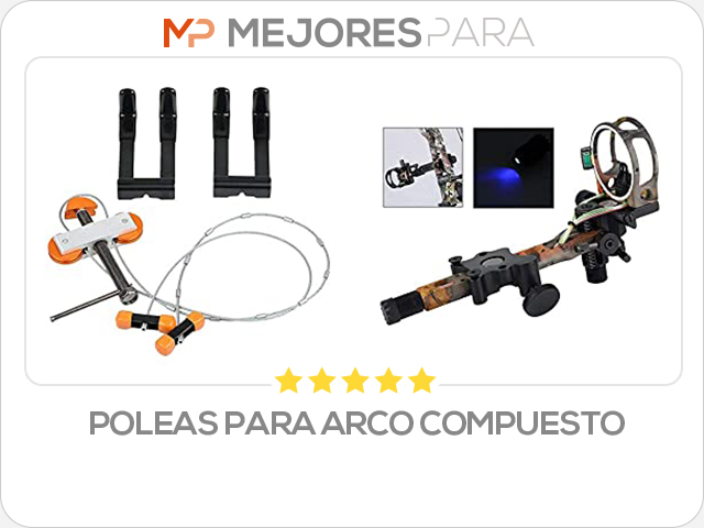 poleas para arco compuesto