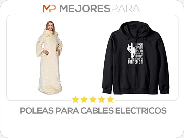 poleas para cables electricos