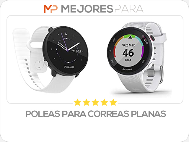 poleas para correas planas