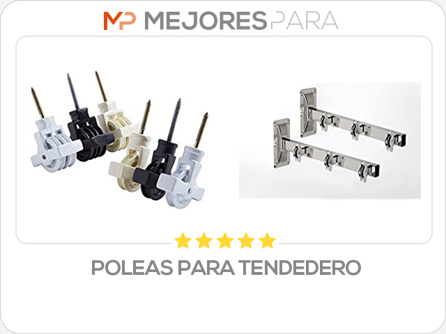 poleas para tendedero