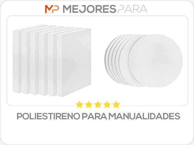 poliestireno para manualidades