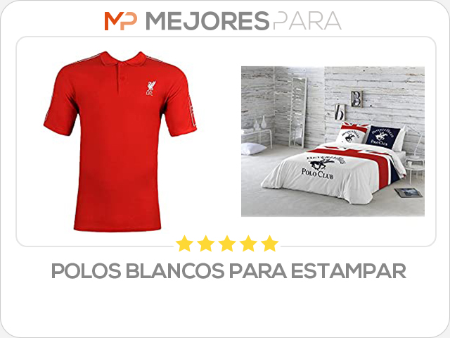 polos blancos para estampar