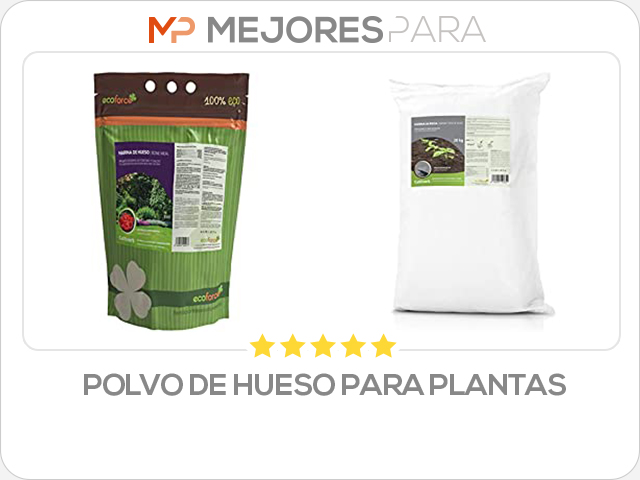 polvo de hueso para plantas