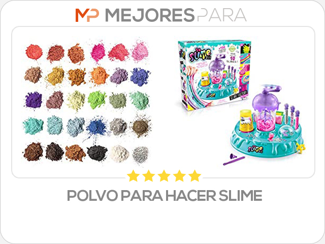 polvo para hacer slime