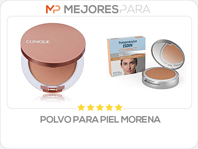 polvo para piel morena