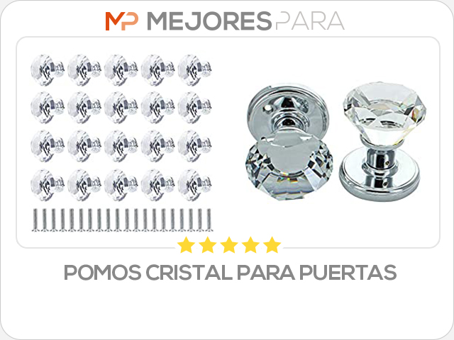 pomos cristal para puertas