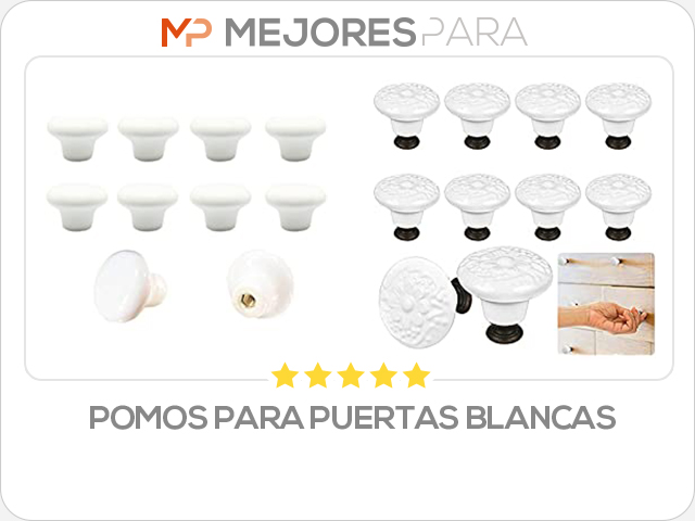 pomos para puertas blancas