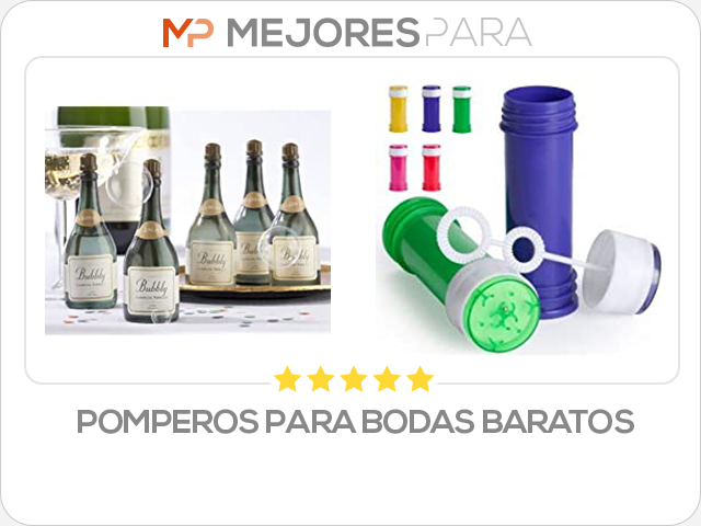 pomperos para bodas baratos