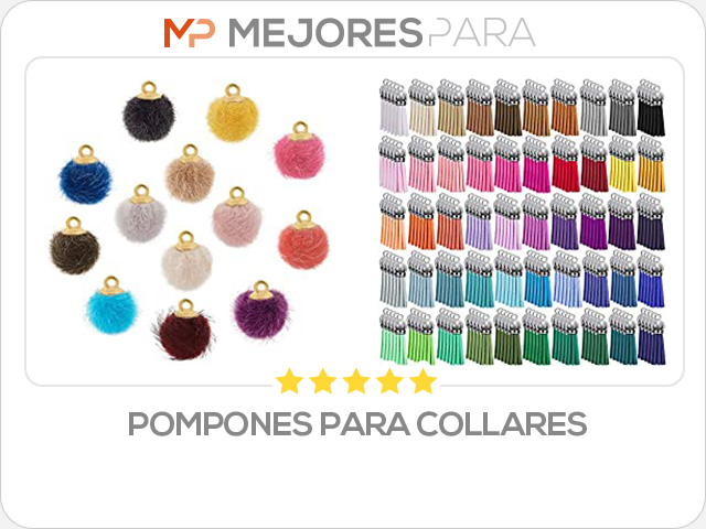 pompones para collares