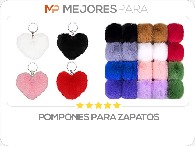 pompones para zapatos