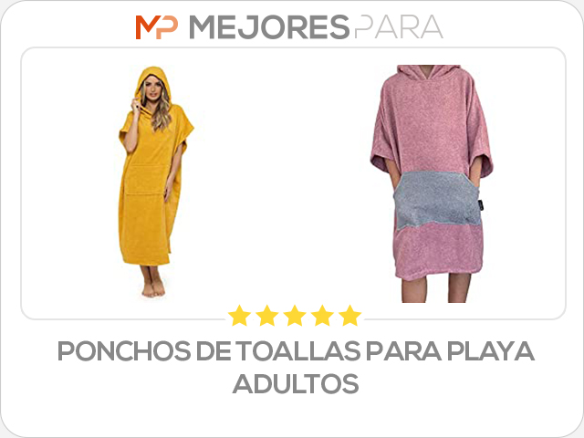 ponchos de toallas para playa adultos