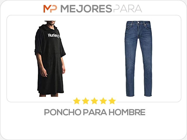 poncho para hombre