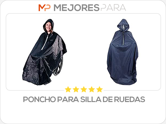 poncho para silla de ruedas