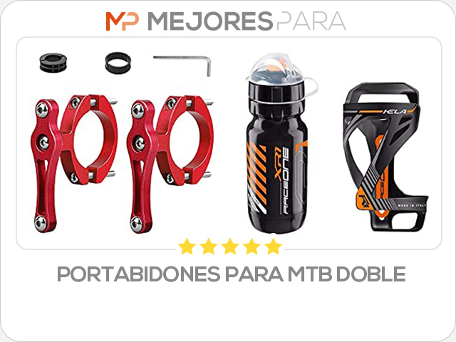 portabidones para mtb doble