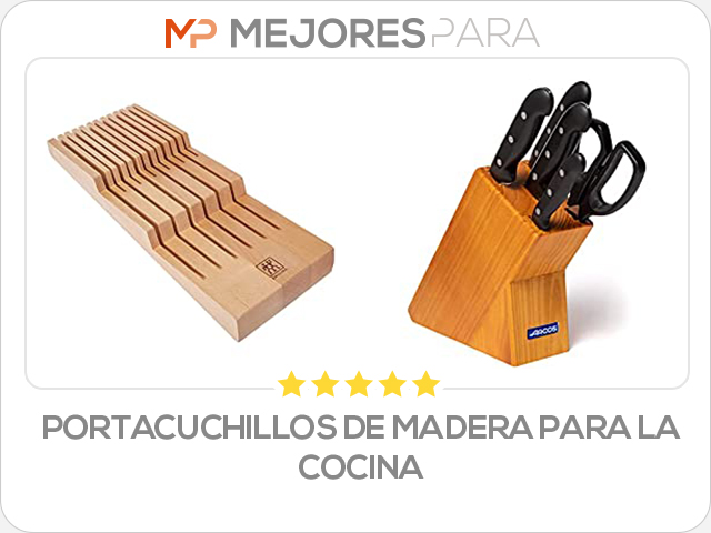 portacuchillos de madera para la cocina