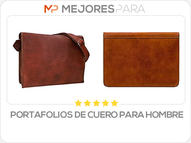 portafolios de cuero para hombre