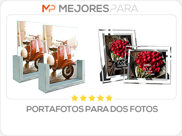 portafotos para dos fotos