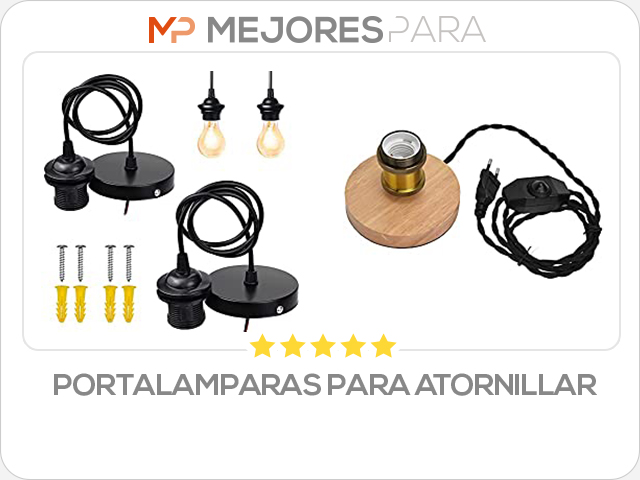 portalamparas para atornillar