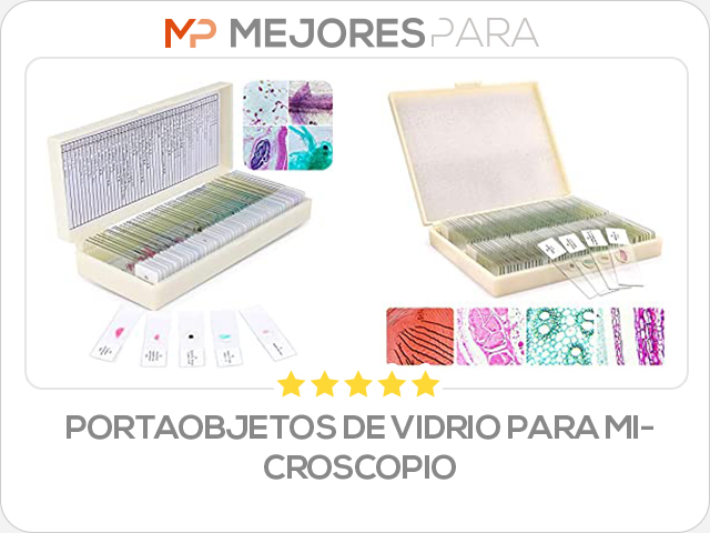 portaobjetos de vidrio para microscopio