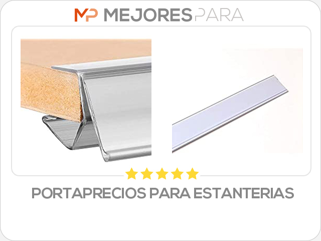 portaprecios para estanterias