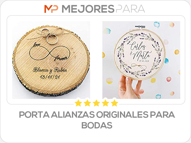 porta alianzas originales para bodas