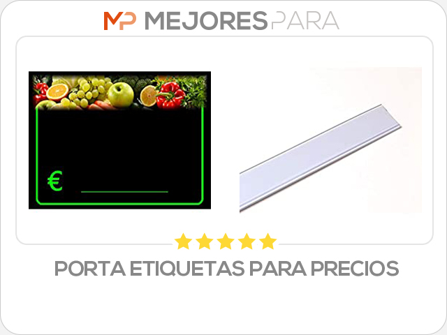 porta etiquetas para precios