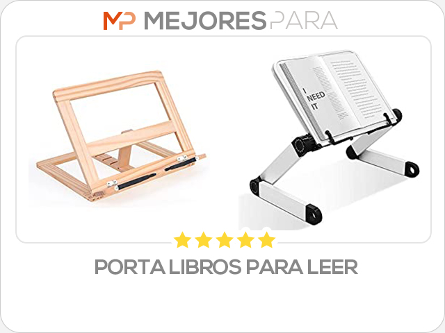 porta libros para leer