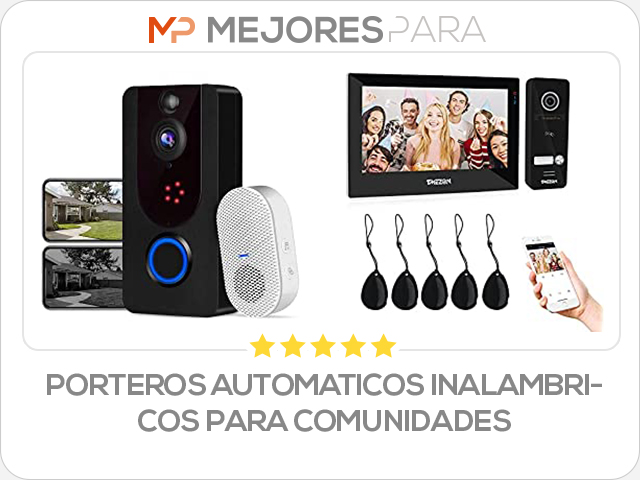 porteros automaticos inalambricos para comunidades